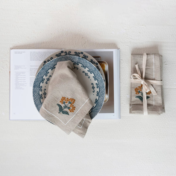 Les Fleurs Napkins - Set of 4