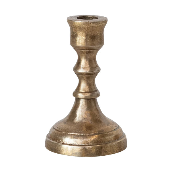 Antique Brass Taper Holder