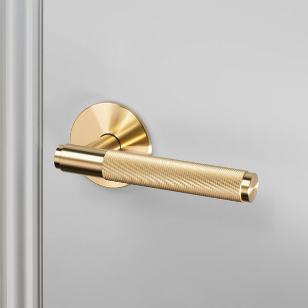 DOOR HANDLE / FIXED / 2-9/16 INCH ROSE / CROSS