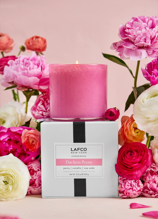Duchess Peony Signature Candle / Powder Room
