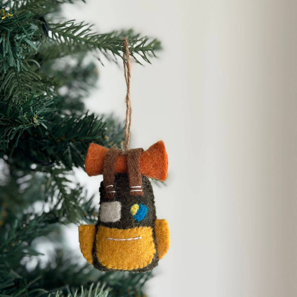 Felt backpack ornament