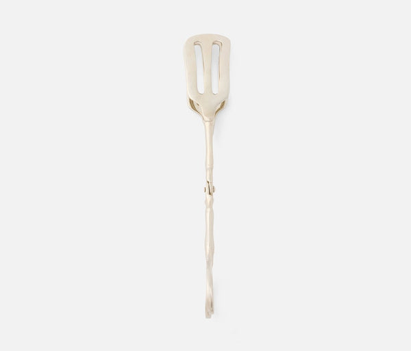 Polished Nickle Serving Tongs
