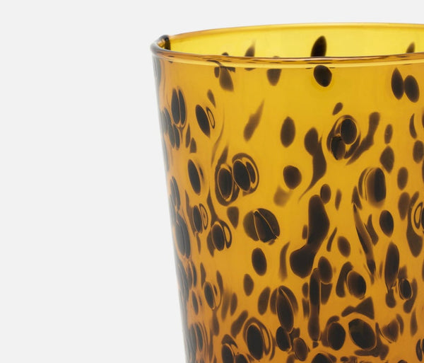Tortoise Shell Highball Glass