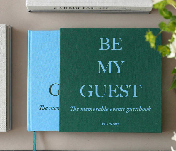Guest Book - Green / Blue