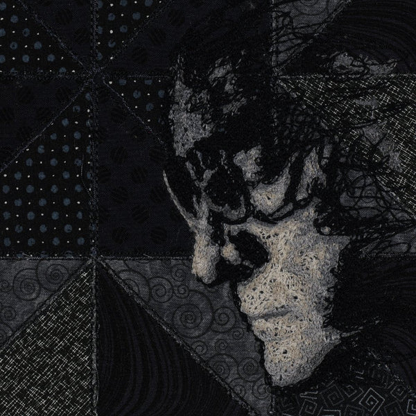 Johnny Cash, American IV: The Man Comes Around - Embroidery stitched directly through a vinyl recor