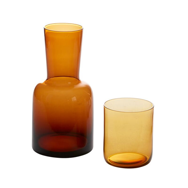 Amber Glass Vase