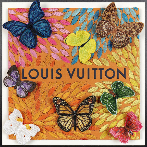 Louis Vuitton Floral Petals - Sweeping floral petals decorate these up-cycled lu