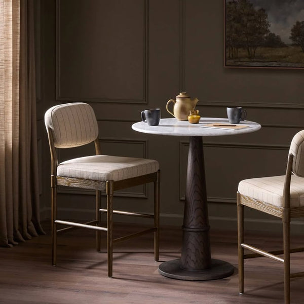 Pinstripe Counter Stool