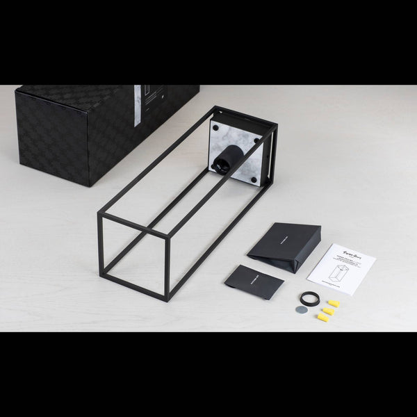 CAGED CEILING / LARGE / CROSS / BLACK MARBLE