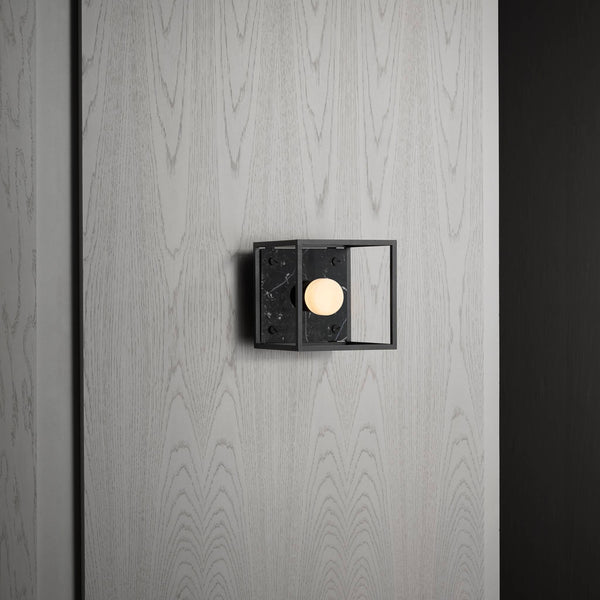 CAGED / SMALL / CROSS / BLACK MARBLE
