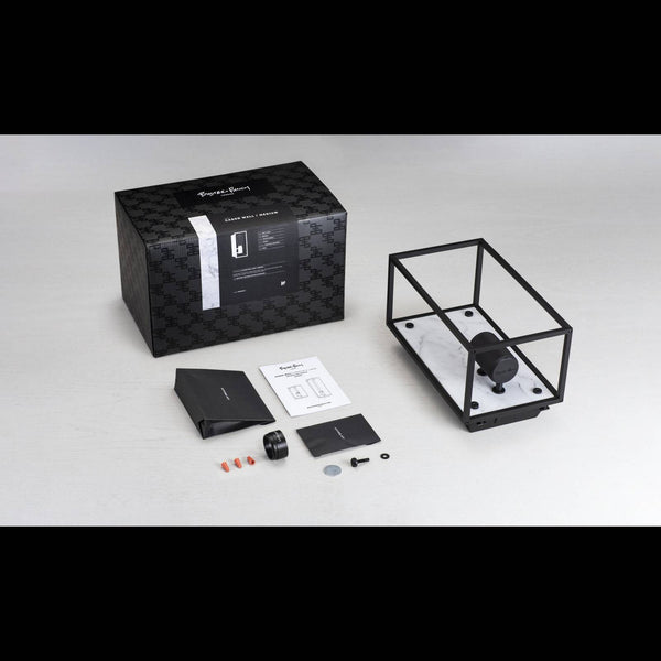 CAGED WALL / MEDIUM / CROSS / WHITE MARBLE