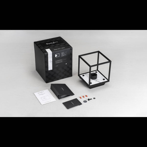 CAGED / SMALL / CROSS / WHITE MARBLE