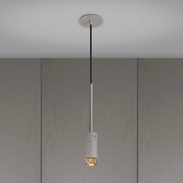 EXHAUST PENDANT / CROSS / STONE