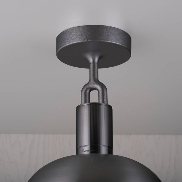 FORKED CEILING / LINEAR / SHADE / GLOBE / SMOKED / LARGE
