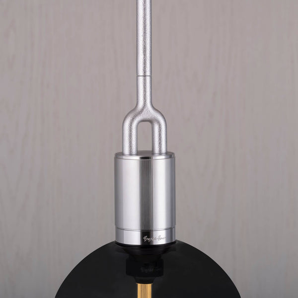 FORKED PENDANT / LINEAR / GLOBE / SMOKED / MEDIUM
