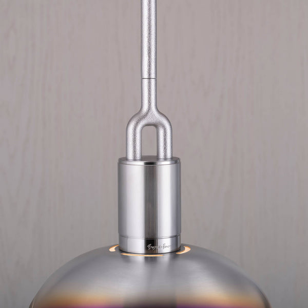 FORKED PENDANT / LINEAR / SHADE / GLOBE / SMOKED / LARGE