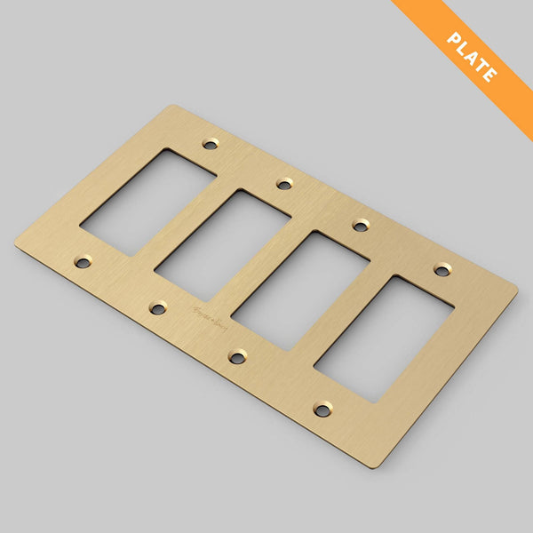 4G PLATE / WITH LOGO