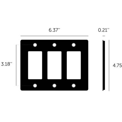 3G PLATE / WITHOUT LOGO