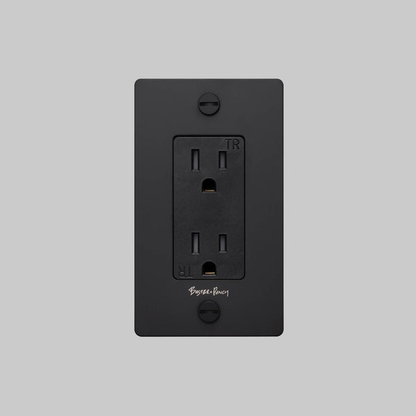 1G DUPLEX OUTLET / WITH LOGO