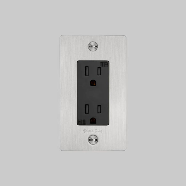 1G DUPLEX OUTLET / WITH LOGO