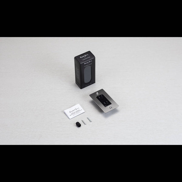 1G DUPLEX OUTLET / WITH LOGO