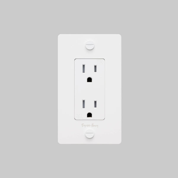 1G DUPLEX OUTLET / WITH LOGO