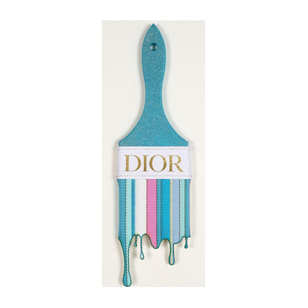 Petite Pop Drippy Brush Turquoise 5"x12"