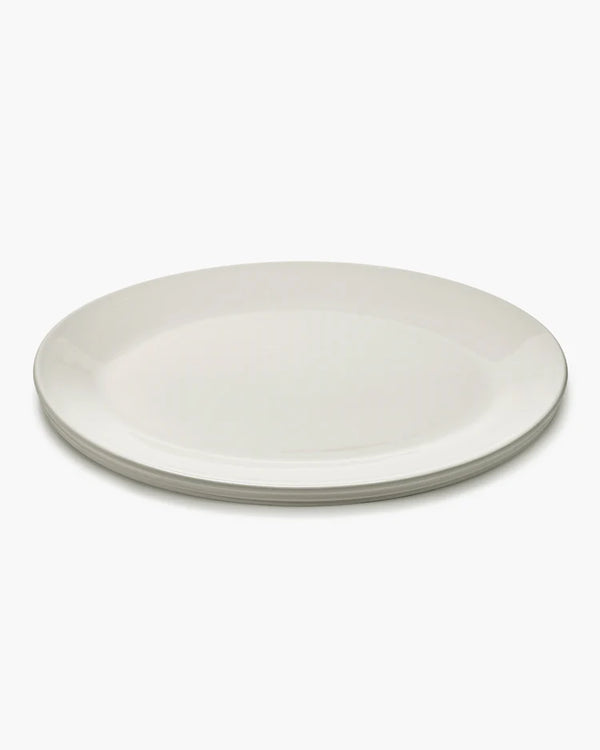 Oval Dune Alabaster Serving Dish