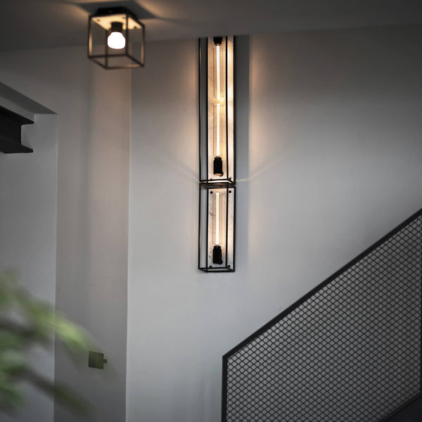 CAGED WALL / LARGE / CROSS / WHITE MARBLE