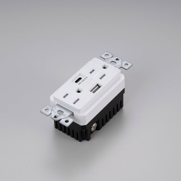 OUTLET MODULE / DUPLEX & 2 USB-A + C