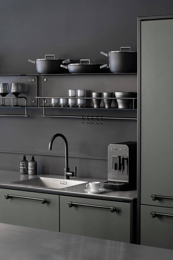 KITCHEN SHELF / HANGER / BLACK / WITHOUT LOGO / GUN METAL
