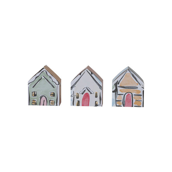 Paper House Shaped Gift Box - Set of 3