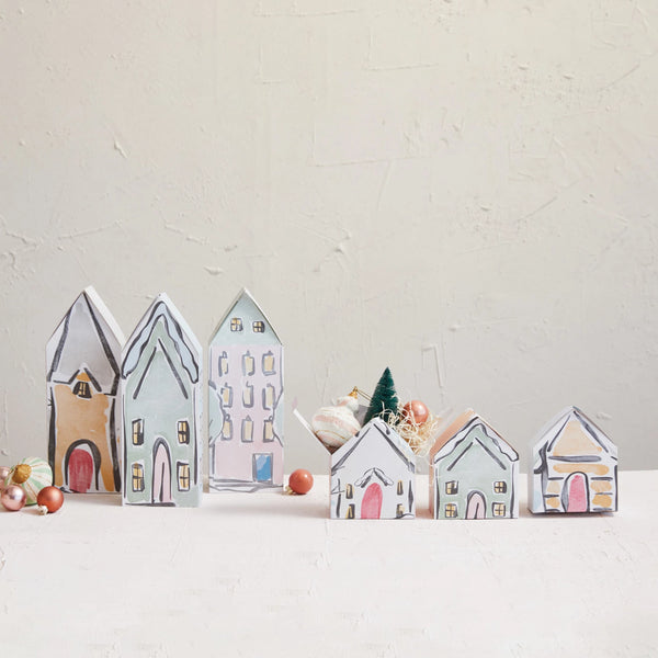 Paper House Shaped Gift Box - Set of 3
