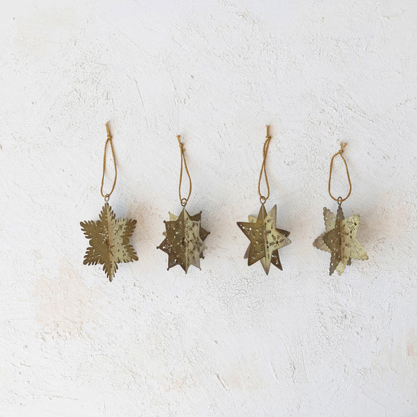 Gold Snowflake Ornament
