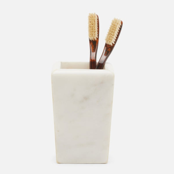 Marble Brush Holder