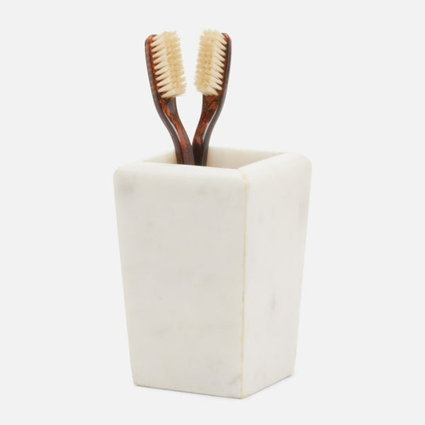 Marble Brush Holder