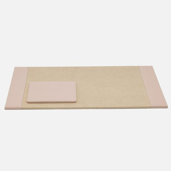 Dusty Rose Desk Blotter + Mousepad Set