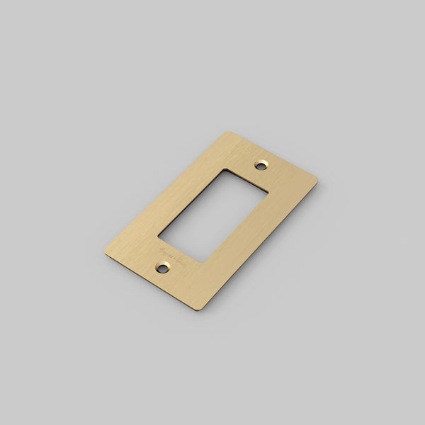 1G PLATE / POLYCARBONATE / WITH LOGO
