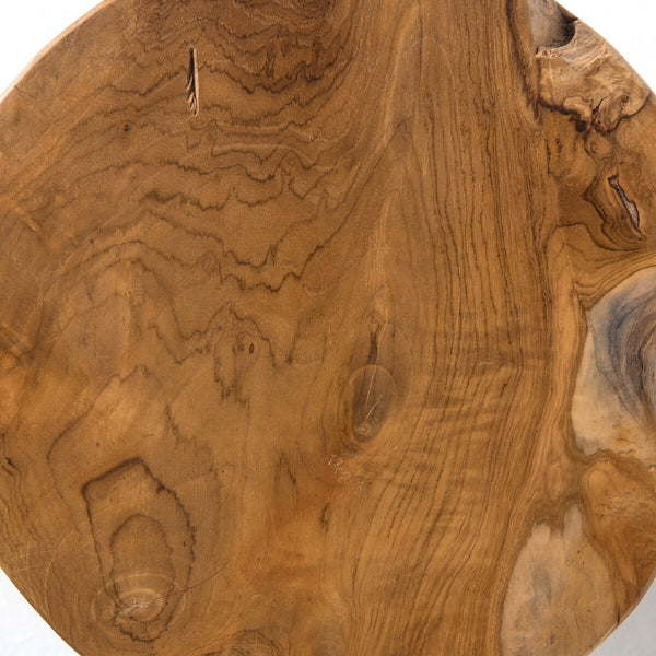 Aged Teak Stool