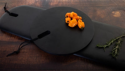 Black Round Cutting Board