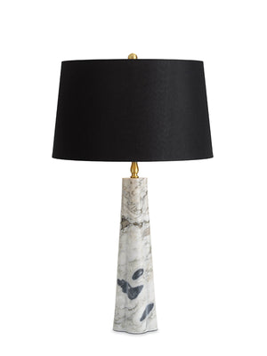 Roman Marble Table Lamp- white base - The Roman Marble Table Lamp blends timeless elegan