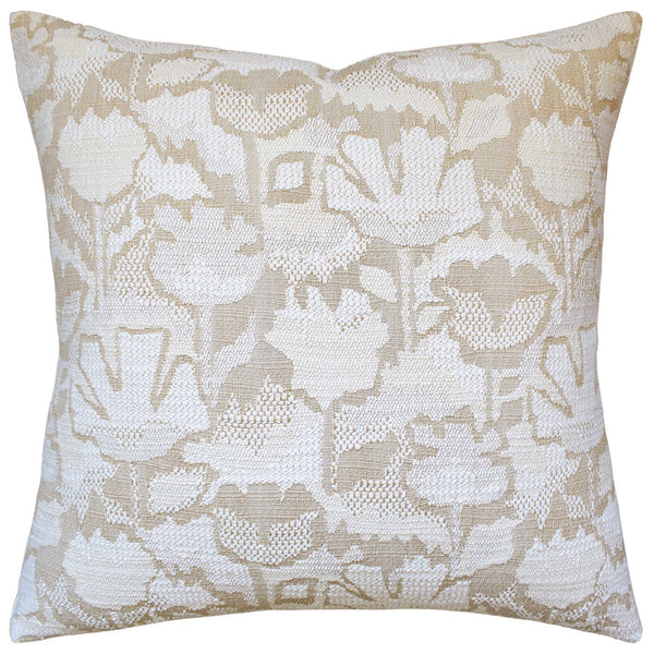 Barley Tulip Garden Lumbar Pillow