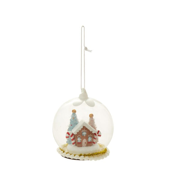 Santa Land Ornament