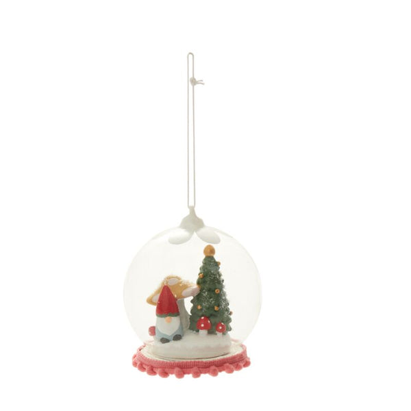 Santa Land Ornament