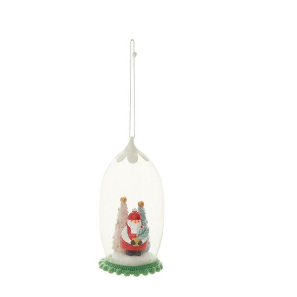 Santa Land Ornament