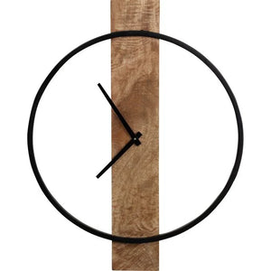 Mango Wood Wall Clock