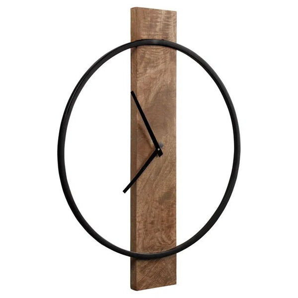 Mango Wood Wall Clock