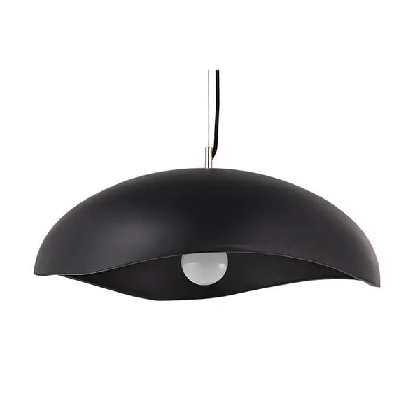 Matte Black Concrete Ceiling Pendant