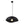 Matte Black Concrete Ceiling Pendant