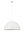 Matte Off-White Ceiling Pendant